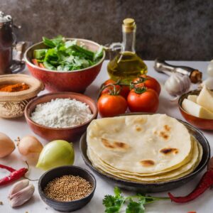 Ingredients for Aloo Paratha