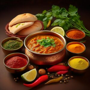 Ingredients for Pav Bhaji