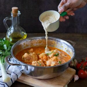 Making the Butter Chicken Gravy