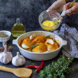 Marinating and Cooking the Butter Chicken