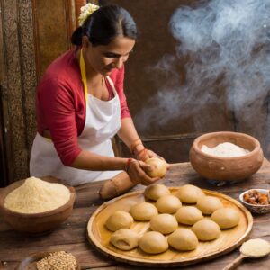 Preparing the Baati