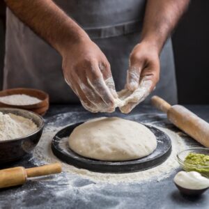 Preparing the Dough for Aloo Paratha